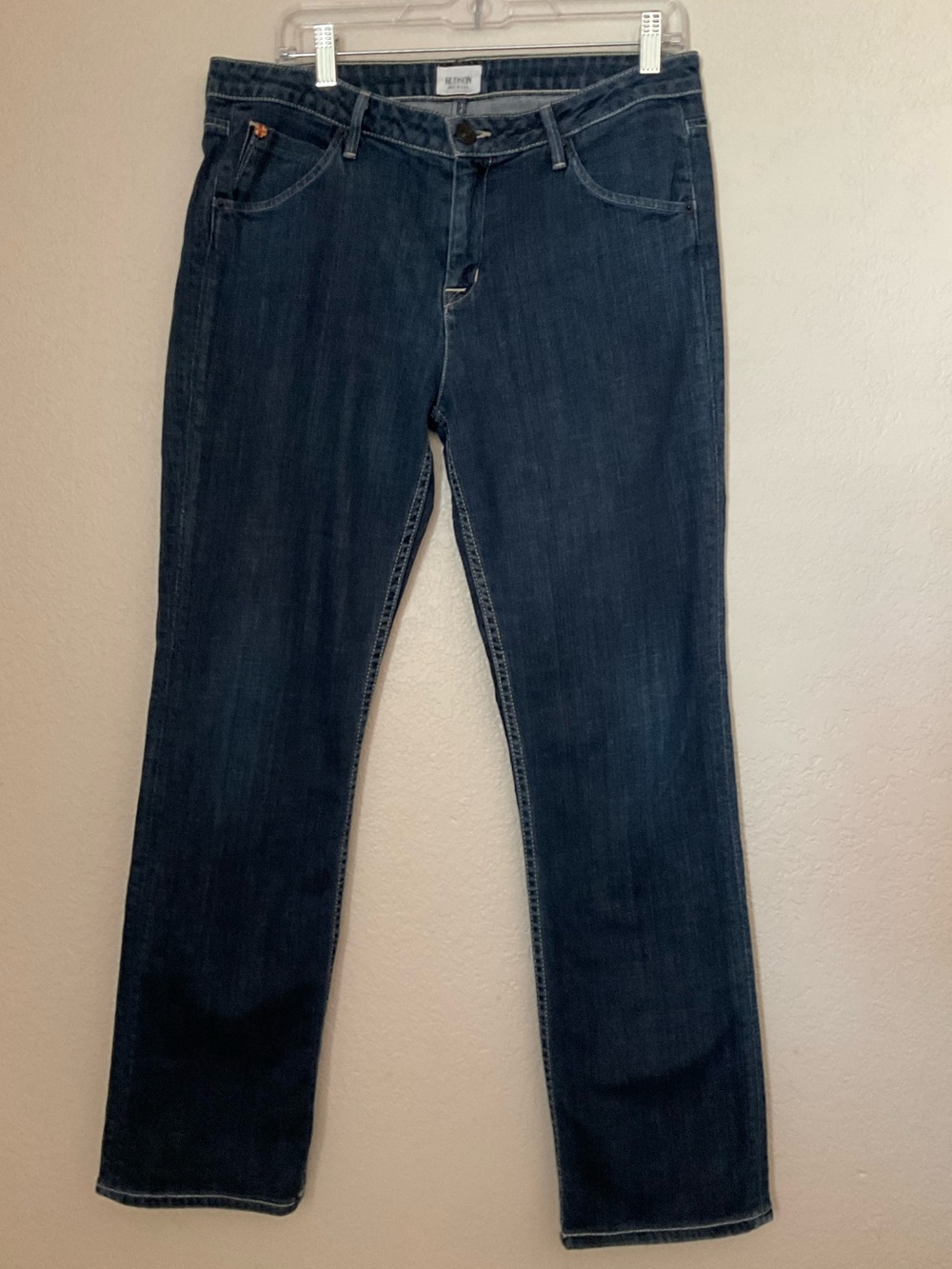 Hudson Jeans Women's Straight Leg in Dark Indigo blue size 32‎